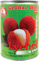 dragonfly BRAND 32305 GLOBAL DEER LYCHEE IN SYRUP