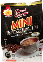 sin sing BRAND 68251 CAP TUPAI BLK/WHT COFFEE-20PKS