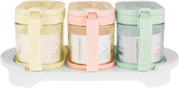 zenxin BRAND 87050 GLASS SEASONING BOTTLE 3PCS