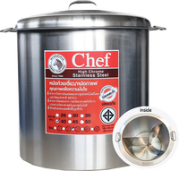 zebra BRAND 87118 ZEBRA STAINLS STEEL POT (40CM)
