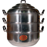 crocodile BRAND 87411 ALUM STEAMER POT (34CM)